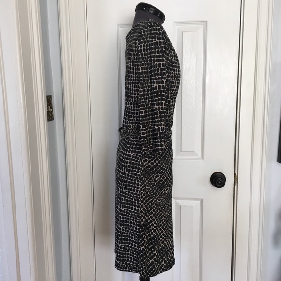🦋 3 for $25 - DKR Knit Animal Printed Tie Waist Dress - Picture 5 of 10